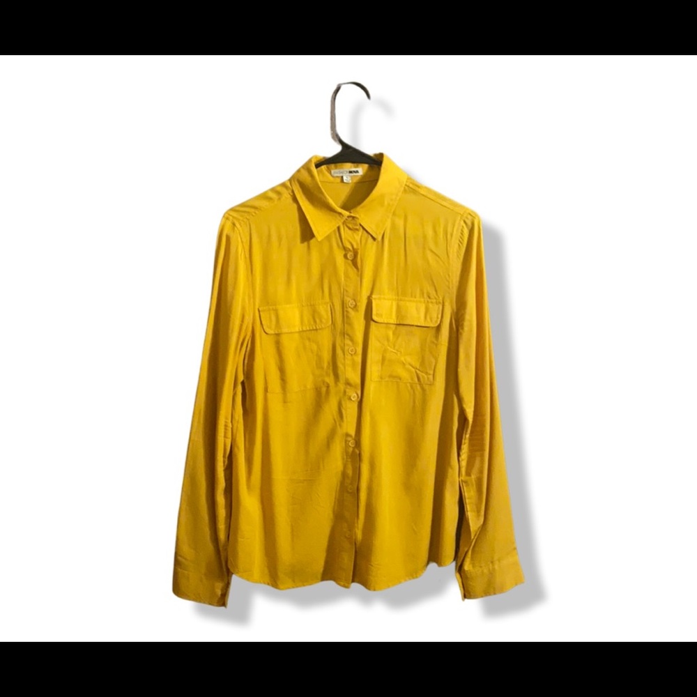 Gold long sleeve Blouse